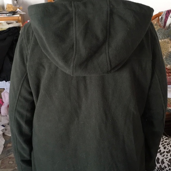 knee length fleece jacket